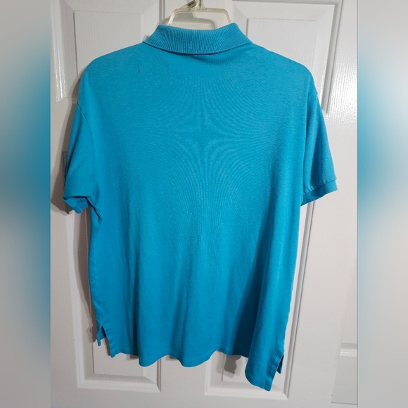 Polo Ralph Lauren Men’s Large Light Blue Cotton Polo Shirt Classic Fit - Picture 3 of 7